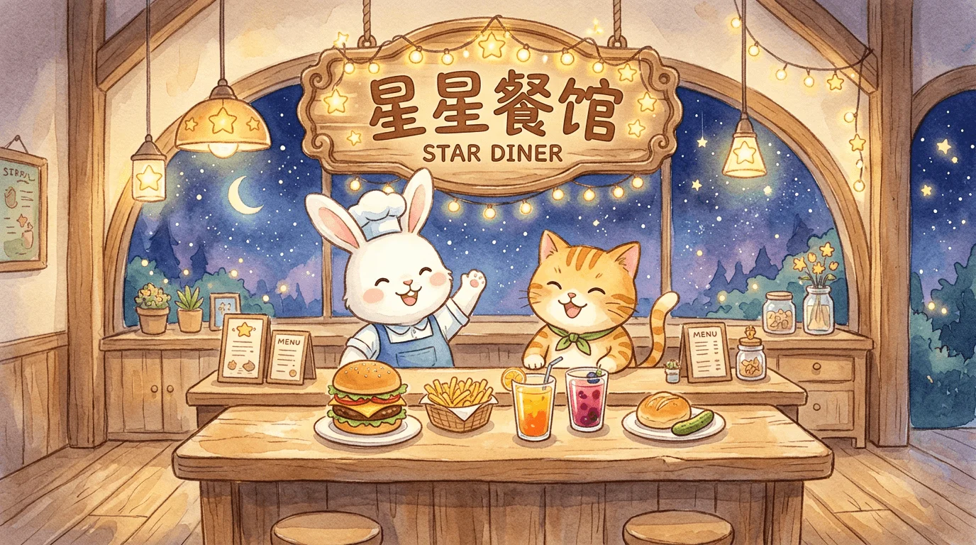 客人付了 10 元该找几块？星之谣星星小馆上线，让孩子当一天小店长